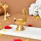 Kuber Brass Diya Oil Lamp - Traditional Deepam Style Metal Lamp for Home & Office Decor, Festivals, Ceremonies, Housewarming, Wedding Return Gifts & Decorative Lighting, Kamatchi Vilakku